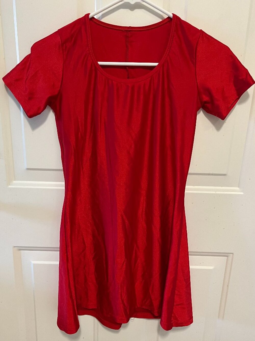 Bal Togs - Short Sleeve Dress - Size Small - Bright Red